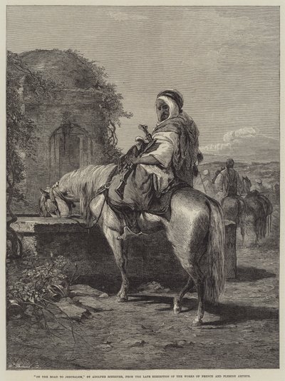 Op weg naar Jeruzalem door Adolf Schreyer